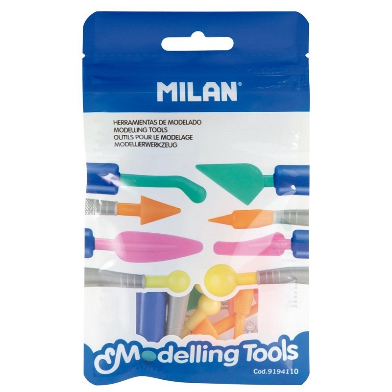 EF9194110.jpg MILAN PLASTIC MODELLING TOOLS 8PCS SET - Image 1