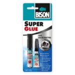BISON SUPER GLUE + ACTIVATOR ALL PLASTIC [1+2]