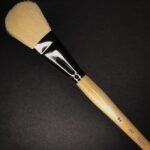 BRUSH WHITE GOAT OVAL MOP [SH] 756NB No.1IN
