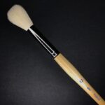 BRUSH WHITE GOAT ROUND MOP [SH] 758NB No.12