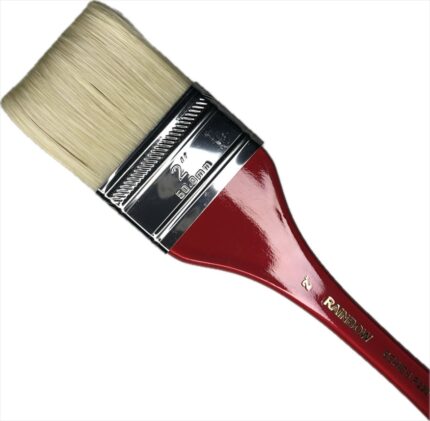 RAINBOW BRUSH WHITE BRISTLE HAKE [LH] P220 No.2IN
