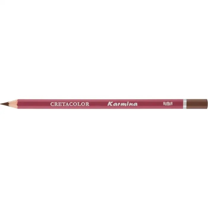 CR27215.jpg CRETACOLOR KARMINA COLORED PENCIL CHESTNUT BROWN - Image 1
