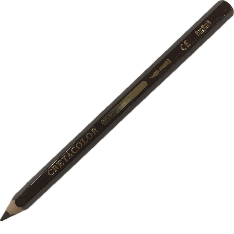 CR34121.jpg CRETACOLOR JUNIOR WATERSOLUBLE COLORED PENCIL BROWN - Image 1