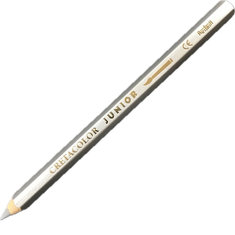 CR34124.jpg CRETACOLOR JUNIOR WATERSOLUBLE COLORED PENCIL SILVER - Image 1