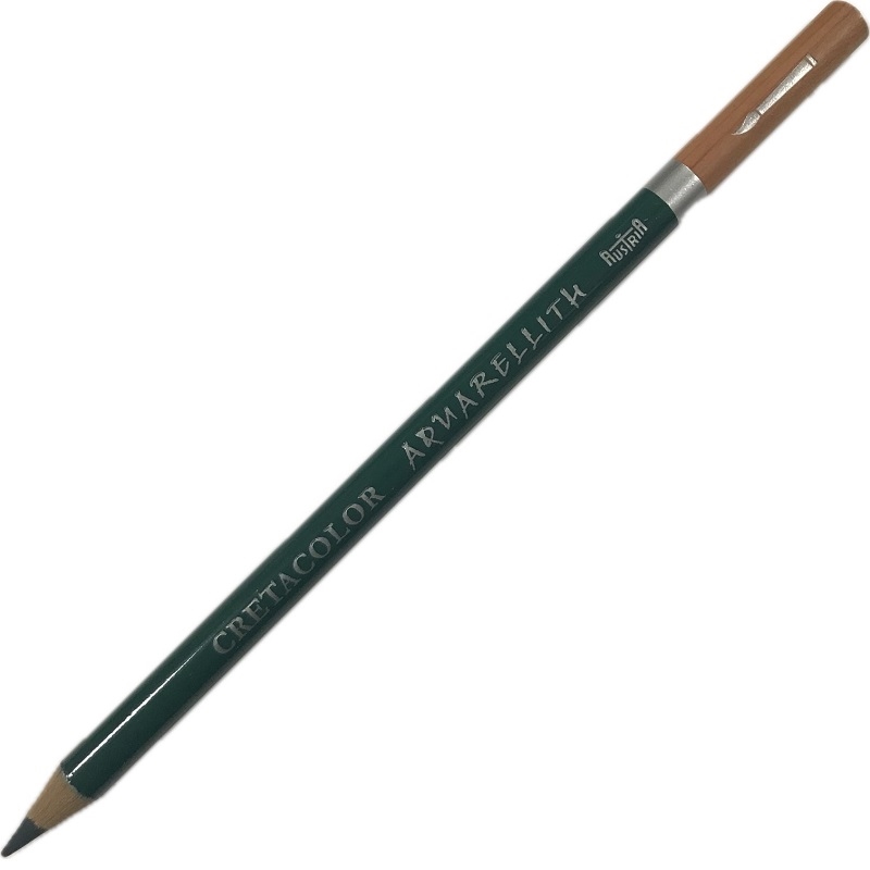 CR42190.jpg CRETACOLOR AQUARELLITH PENCIL GREEN EARTH DARK - Image 1