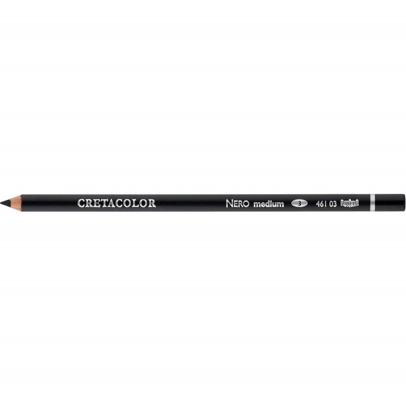 CR46103.jpg CRETACOLOR NERO PENCIL 3 MEDIUM - Image 1