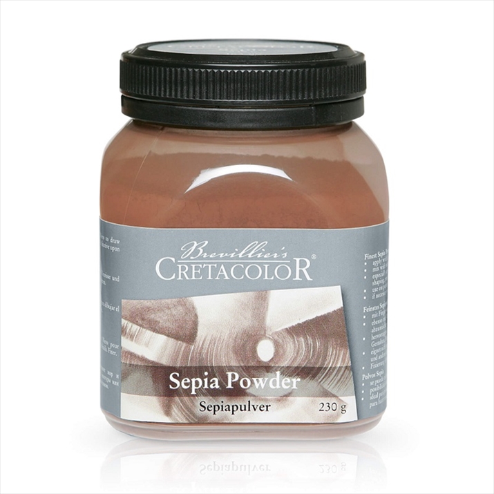 CR46380.jpg CRETACOLOR SEPIA POWDER 230G - Image 1