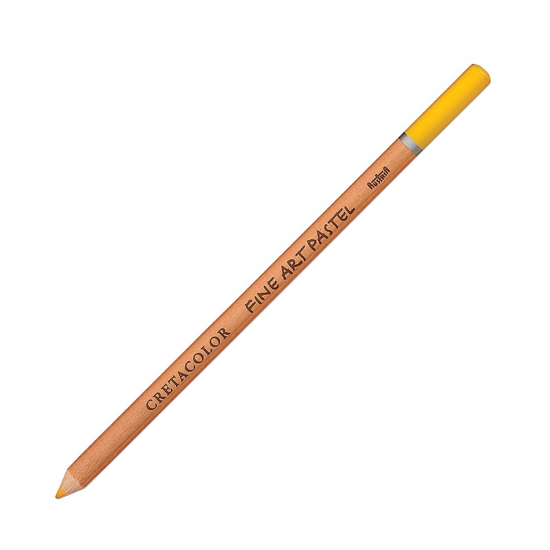 CR47109.jpg CRETACOLOR FINE ART PASTEL PENCIL PERMANENT DARK YELLOW - Image 1