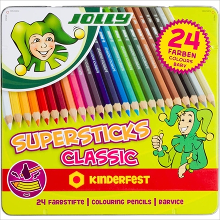 CRJ30000293.jpg JOLLY SUPERSTICKS CLASSIC PENCIL 24PCS SET - Image 1