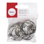 RAYHER METAL RINGS TO OPEN D.32MM 9PCS