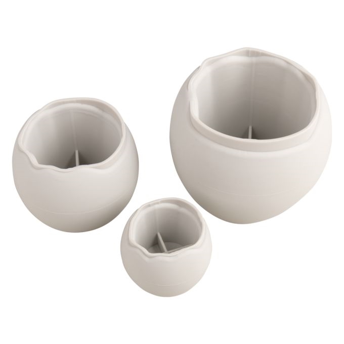 R36182000.jpg RAYHER SILICONE CASTING MOULD WAVY-EDGE VASES SET 3PCS - Image 1