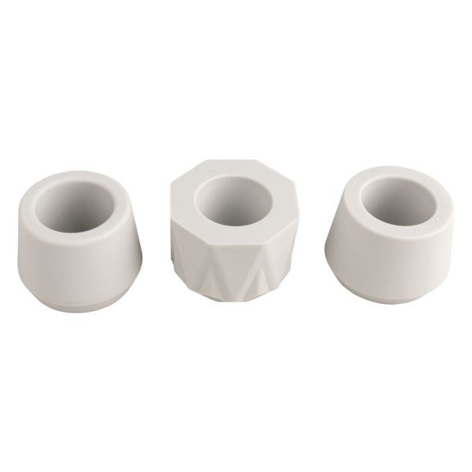 R36183000.jpg RAYHER SILICONE CASTING MOULD MINI POT SET 3PCS 5X5CM - Image 1
