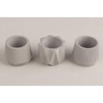 RAYHER SILICONE CASTING MOULD MINI POT SET 3PCS 5X5CM - Image 2