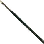 RAINBOW BRUSH WHITE BRISTLE FLAT [LH] 1150F No.0