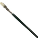 RAINBOW BRUSH WHITE BRISTLE FILBERT [LH] 1150KF No.4