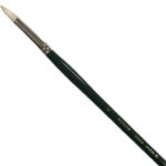 RAINBOW BRUSH WHITE BRISTLE ROUND [LH] 1150R No.4
