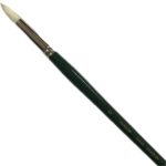 RAINBOW BRUSH WHITE BRISTLE ROUND [LH] 1150R No.6