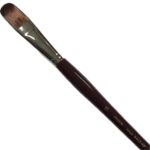 RAINBOW BRUSH SYNTHETIC NYLON FILBERT [LH] 9400KF No.12
