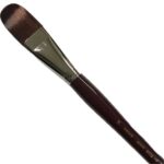 RAINBOW BRUSH SYNTHETIC NYLON FILBERT [LH] 9400KF No.16