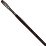 RAINBOW BRUSH SYNTHETIC NYLON FILBERT [LH] 9400KF No.6