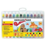 EBERHARD FABER GEL CRAYONS 12PCS [6PCS BASIC + 6PCS METALLIC]
