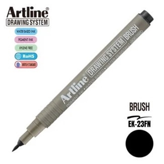 EK-23FNBLK.jpg ARTLINE DRAWING SYSTEM BRUSH BLACK - Image 1