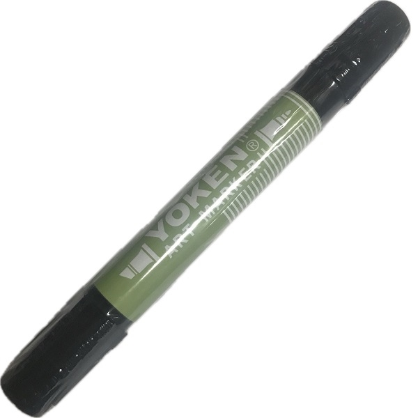 TERYAM-16.jpg YOKEN ALCOHOL TWIN ART MARKER No.16 DULL GREEN - Image 1