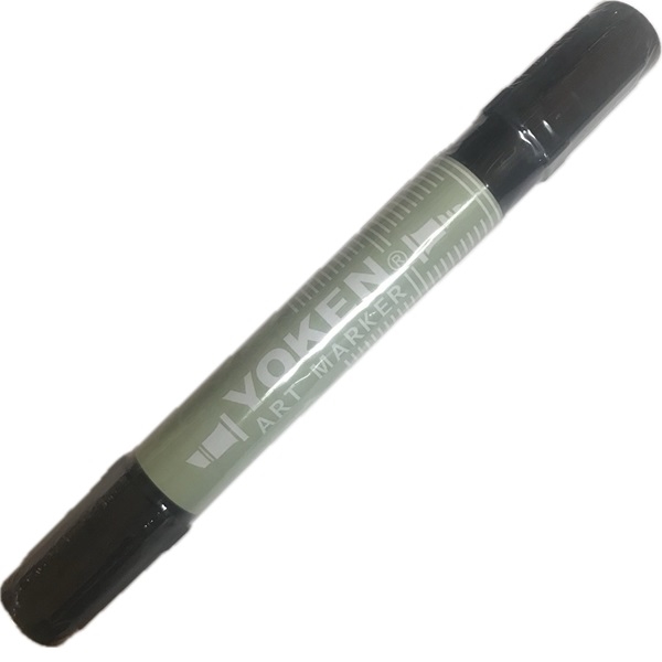 TERYAM-61.jpg YOKEN ALCOHOL TWIN ART MARKER No.61 PALE OLIVE - Image 1