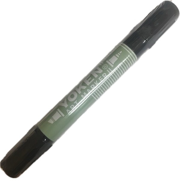 TERYAM-68.jpg YOKEN ALCOHOL TWIN ART MARKER No.68 GREEN GREY - Image 1
