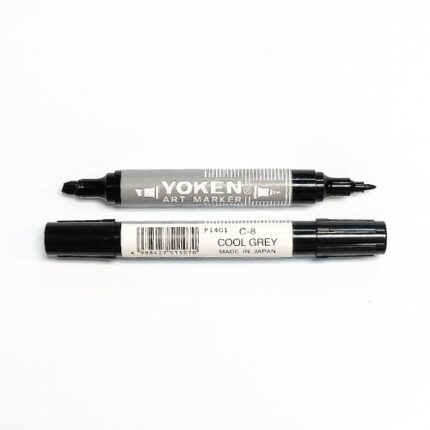 YOKEN ALCOHOL TWIN ART MARKER No.C-8 COOL GREY