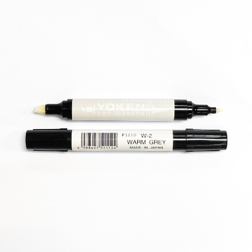 TERYAM-W2.jpg YOKEN ALCOHOL TWIN ART MARKER No.W-2 WARM GREY - Image 1