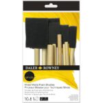 SIMPLY MIXED MEDIA FOAM BRUSH SET 10PCS