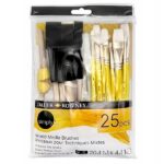 SIMPLY MIXED MEDIA BRUSH SET [SH] 25PCS