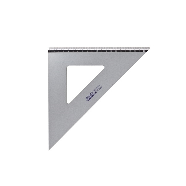 FRAES-26-45.jpg FARA ALUMINIUM SQUARE TRIANGLE CM.26-45DGR - Image 1