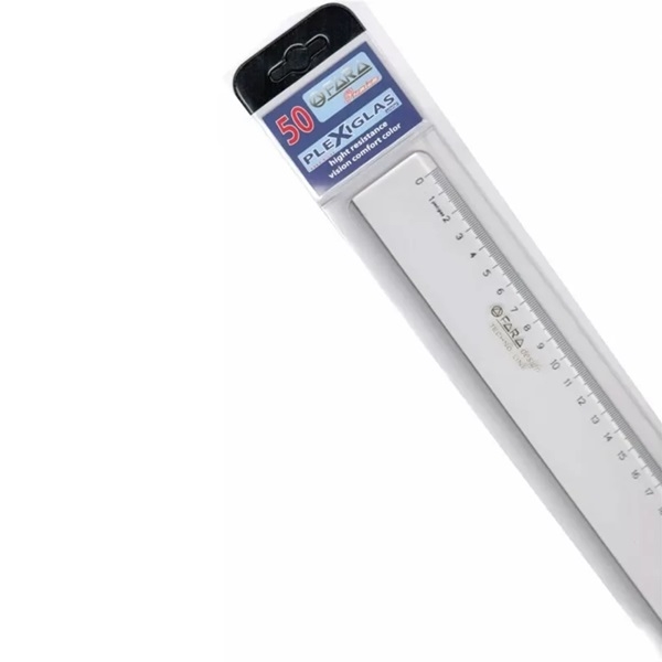 FRXE-3A.jpg FARA PLEXIGLAS FLAT RULER 50CM - Image 1
