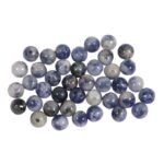 RAYHER SEMI PRECIOUS JEMSTONE BEADS D.4MM 40PCS BLUE QUARTZ