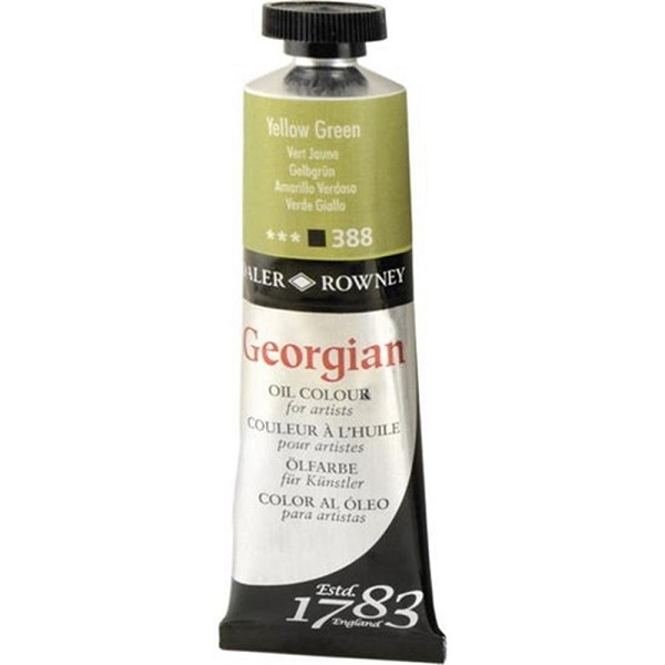 111014388.jpg DALER ROWNEY GEORGIAN OIL COLOUR 38ML YELLOW GREEN - Image 1