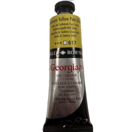 DALER ROWNEY GEORGIAN OIL COLOUR 75ML CADMIUM YELLOW PALE [HUE]