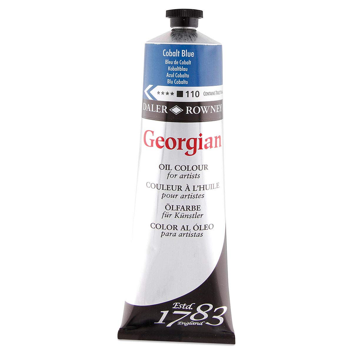 111225110.jpg DALER ROWNEY GEORGIAN OIL COLOUR 225ML COBALT BLUE - Image 1