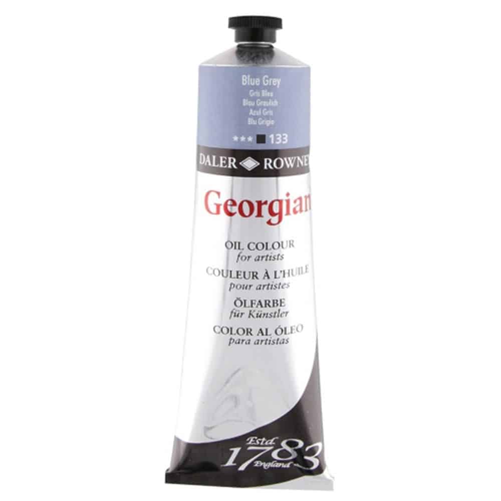 111225133.jpg DALER ROWNEY GEORGIAN OIL COLOUR 225ML BLUE GREY - Image 1