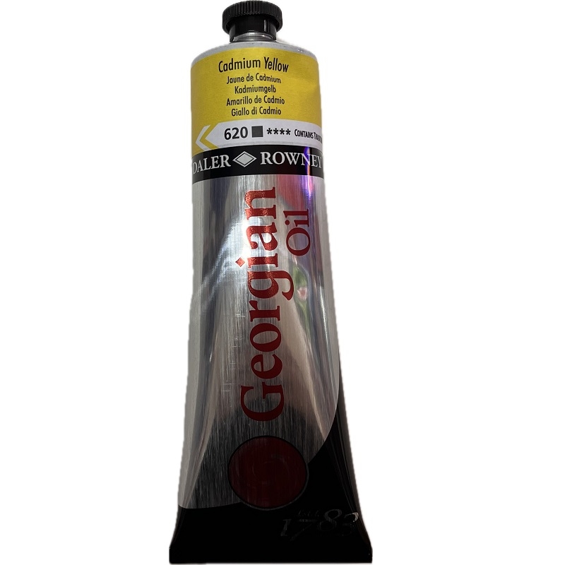 111225620.jpg DALER ROWNEY GEORGIAN OIL COLOUR 225ML CADMIUM YELLOW - Image 1