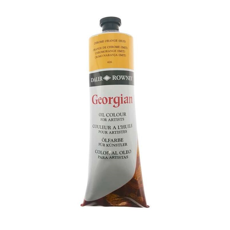 111225626.jpg DALER ROWNEY GEORGIAN OIL COLOUR 225ML PYRROLE ORANGE - Image 1