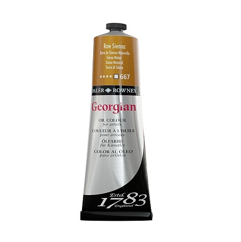 111225667.jpg DALER ROWNEY GEORGIAN OIL COLOUR 225ML RAW SIENNA - Image 1