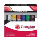 DALER ROWNEY GEORGIAN OIL COLOUR 6X22ML STARTER SET