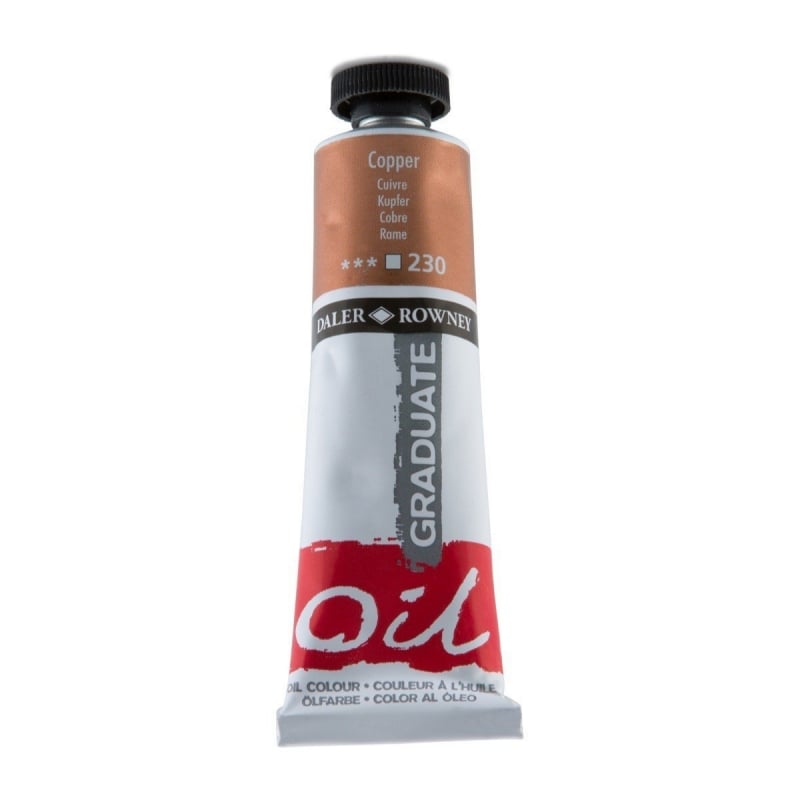 117038230.jpg DALER ROWNEY GRADUATE OIL COLOUR 38ML COPPER - Image 1