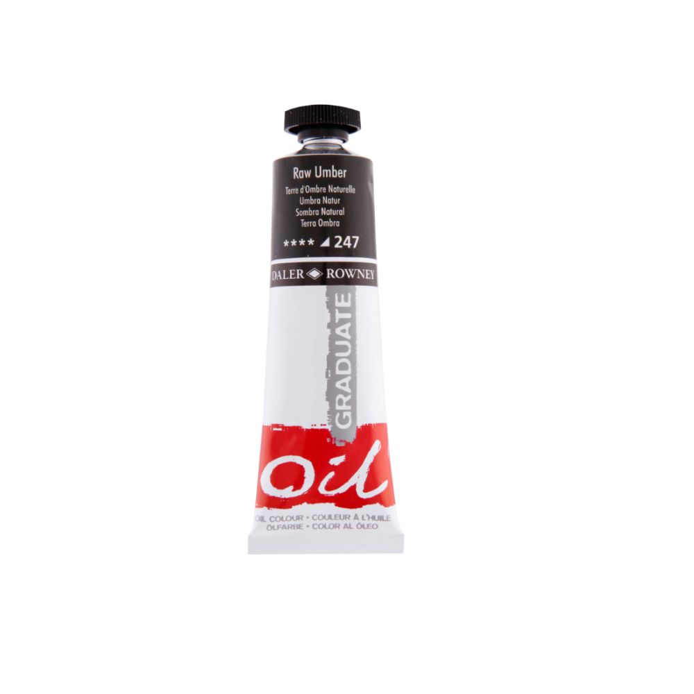 117038247.jpg DALER ROWNEY GRADUATE OIL COLOUR 38ML RAW UMBER - Image 1
