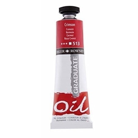 117038513.jpg DALER ROWNEY GRADUATE OIL COLOUR 38ML CRIMSON - Image 1