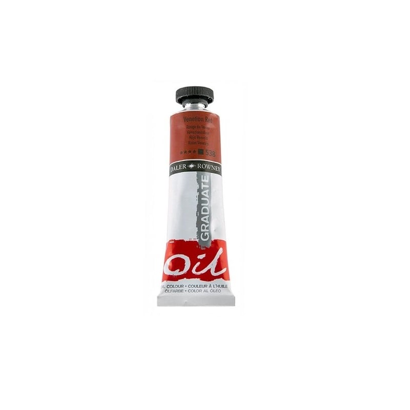 117038538.jpg DALER ROWNEY GRADUATE OIL COLOUR 38ML VENETIAN RED - Image 1