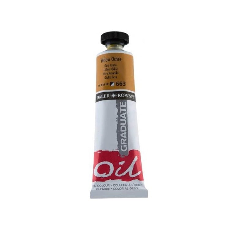 117038663.jpg DALER ROWNEY GRADUATE OIL COLOUR 38ML YELLOW OCHRE - Image 1