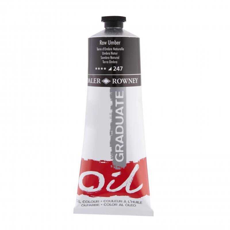 117200247.jpg DALER ROWNEY GRADUATE OIL COLOUR 200ML RAW UMBER - Image 1